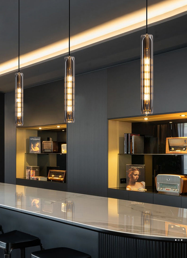 Moderner Luxusstil Hängsbeleuchtung mit einstellbarem Kabelkristall 1 Light Pendell Light Kit