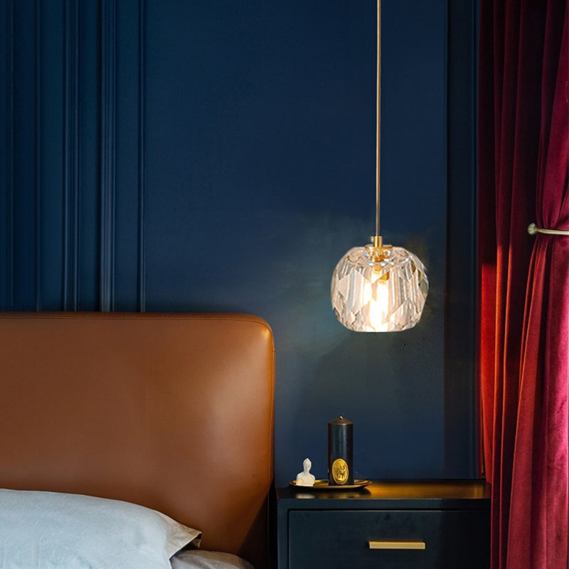 Modern Luxury Style Globe Hanging Pendant Lights Crystal Pendant Ceiling Lights for Dinning Room