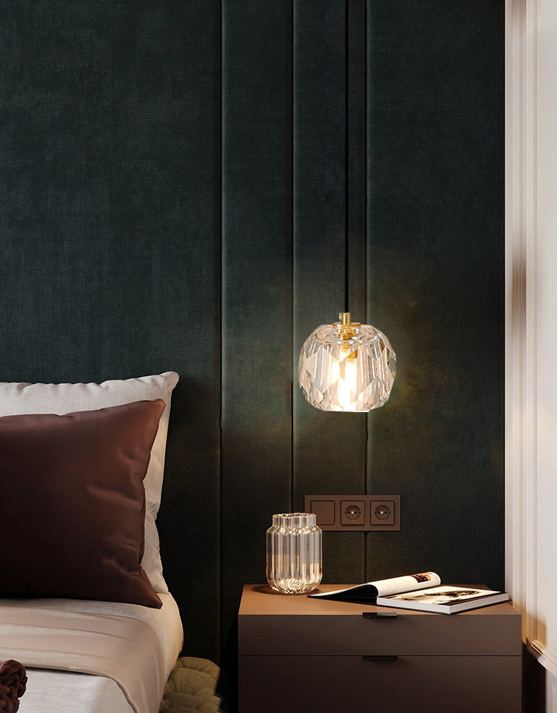 Modern Luxury Style Globe Hanging Pendant Lights Crystal Pendant Ceiling Lights for Dinning Room