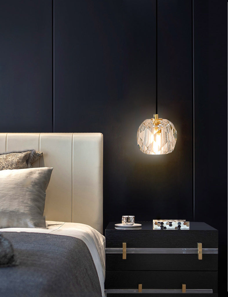 Modern Luxury Style Globe Hanging Pendant Lights Crystal Pendant Ceiling Lights for Dinning Room