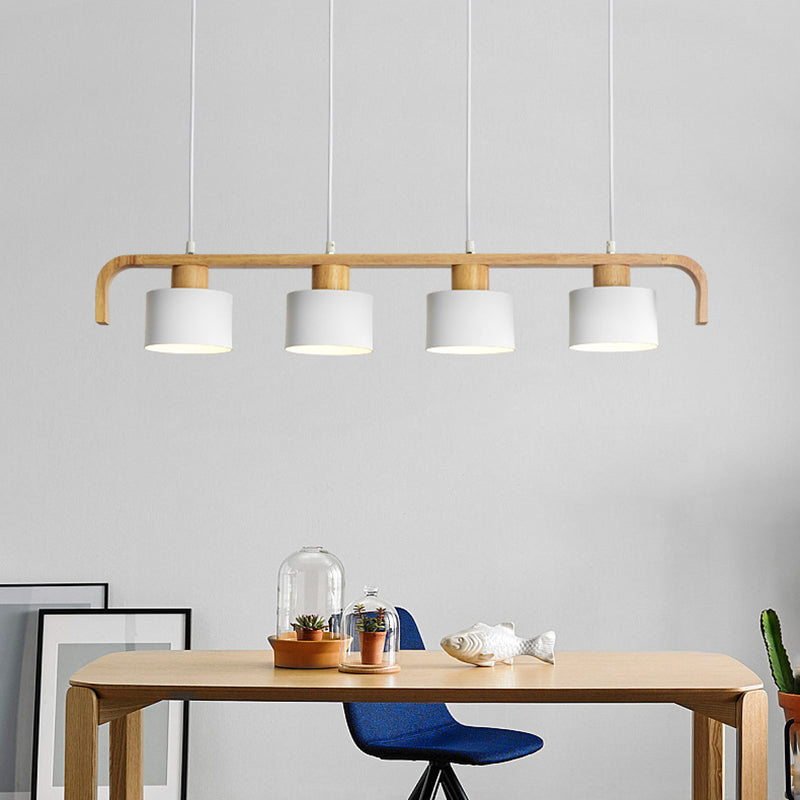 Moderno isola a sospensione a soffitto in legno colore della stanza per interni