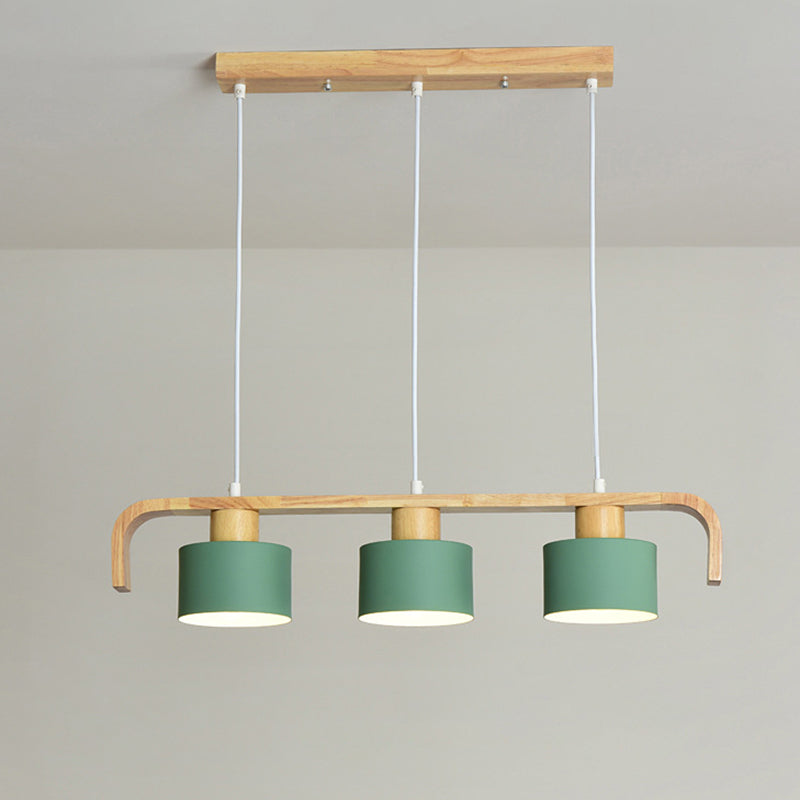 Moderno isola a sospensione a soffitto in legno colore della stanza per interni