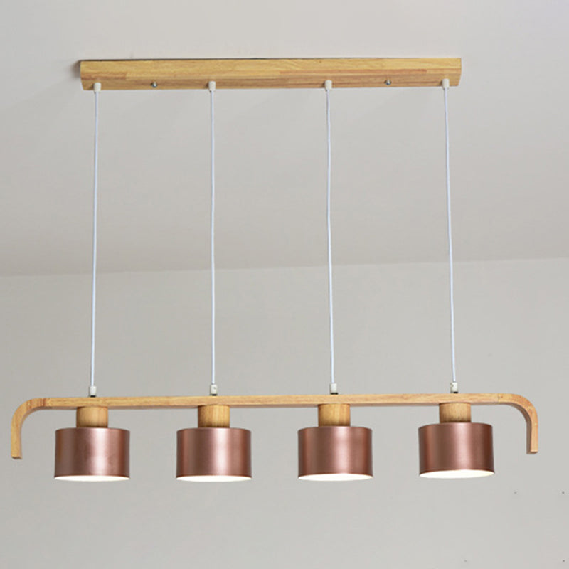 Moderno isola a sospensione a soffitto in legno colore della stanza per interni