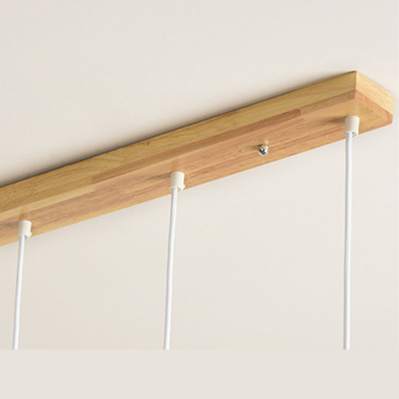 Moderno isola a sospensione a soffitto in legno colore della stanza per interni