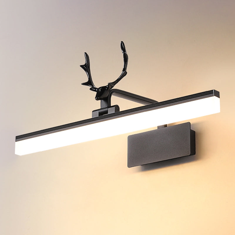 Modern Minimalist Style Linear Wall Mounted Vanity Lights Metal Vanity Sconce for Toilet