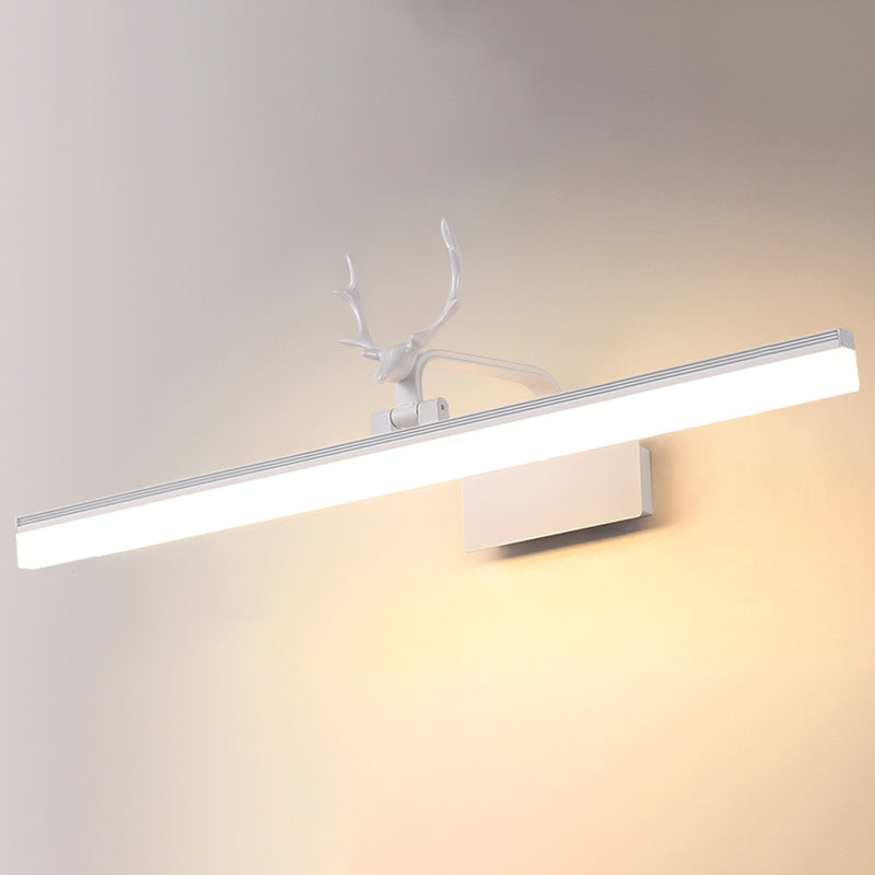 Modern Minimalist Style Linear Wall Mounted Vanity Lights Metal Vanity Sconce for Toilet