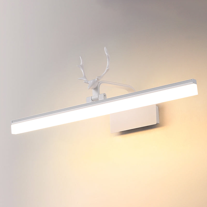 Modern Minimalist Style Linear Wall Mounted Vanity Lights Metal Vanity Sconce for Toilet