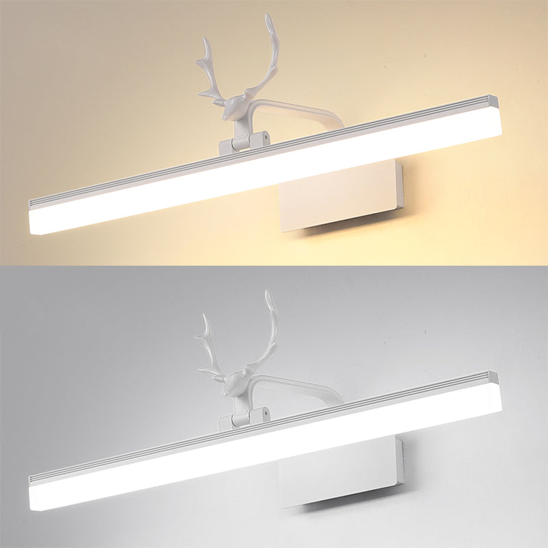 Modern Minimalist Style Linear Wall Mounted Vanity Lights Metal Vanity Sconce for Toilet