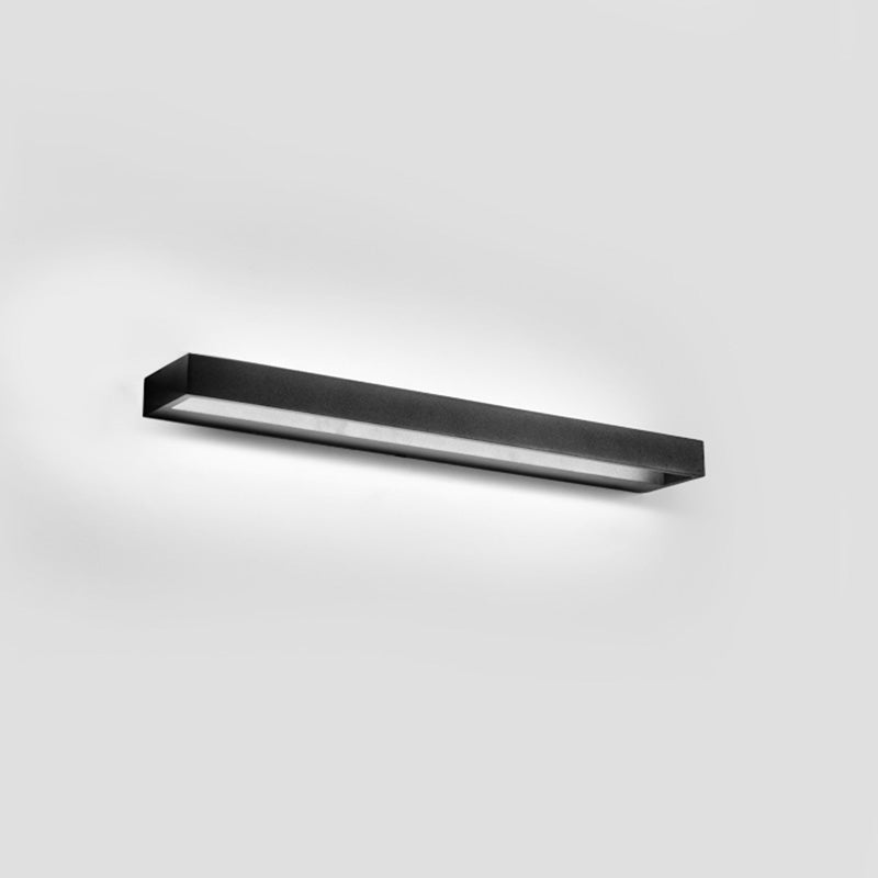 Modern Minimalist Style Rectangle Wall Mounted Vanity Lights Metal Vanity Sconce for Bathroom