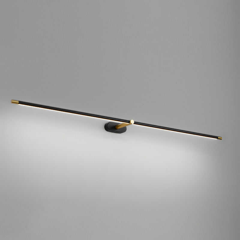 Lámparas de pared de tocador lineal de estilo minimalista moderno.