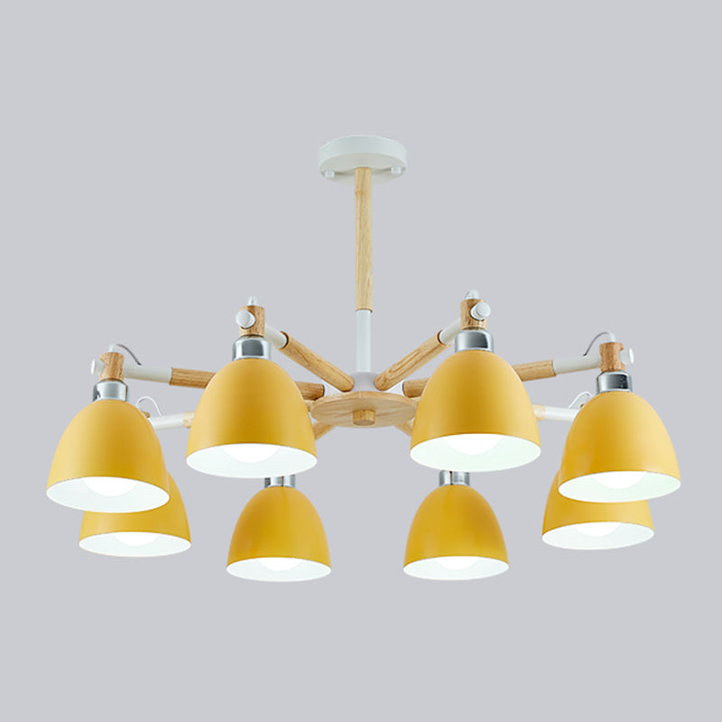 Contemporary Stained Glass Ceiling Pendant Light Sputnik Hanging Pendant Light for Living Room