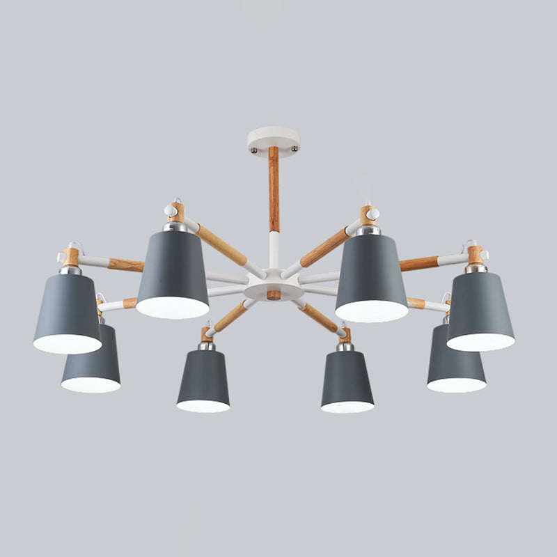 Contemporary Stained Glass Ceiling Pendant Light Sputnik Hanging Pendant Light for Living Room