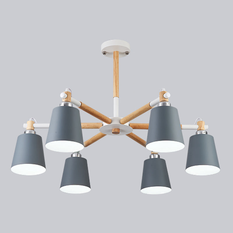 Contemporary Stained Glass Ceiling Pendant Light Sputnik Hanging Pendant Light for Living Room