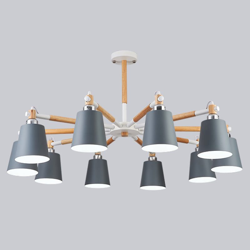 Contemporary Stained Glass Ceiling Pendant Light Sputnik Hanging Pendant Light for Living Room