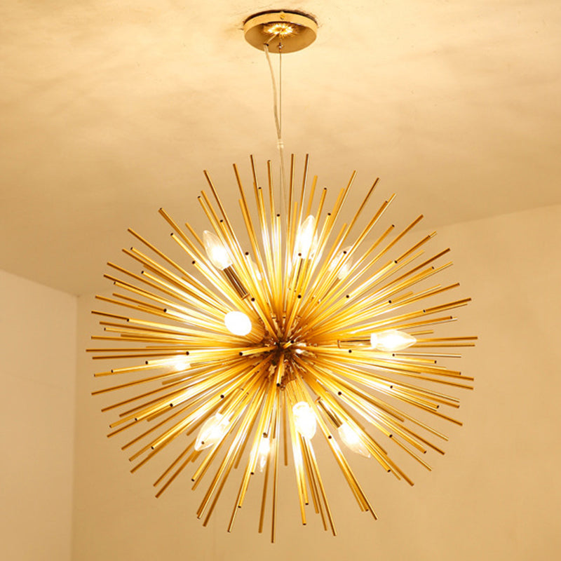 Lampada il lampadario del dente di dente di dente di dente di dente di dente di dente di illuminazione a sospensione in metallo