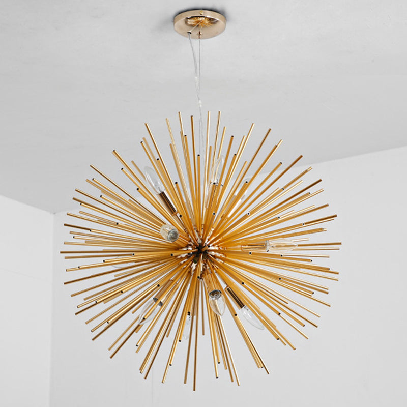 Lampada il lampadario del dente di dente di dente di dente di dente di dente di dente di illuminazione a sospensione in metallo