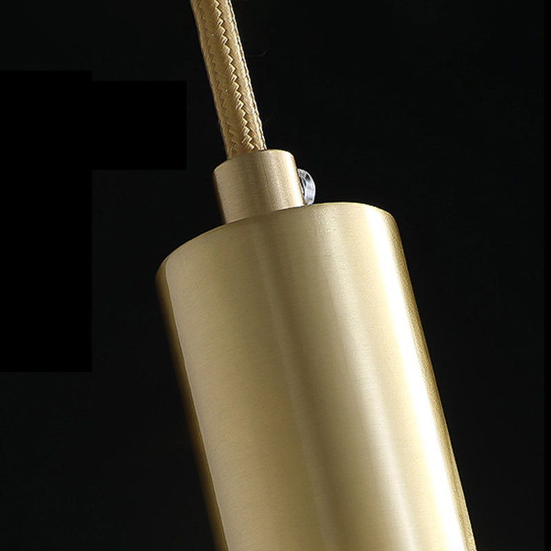 Modern Luxury Style Down Lighting Pendant 1 Light Suspension Pendant with Crystal Shade