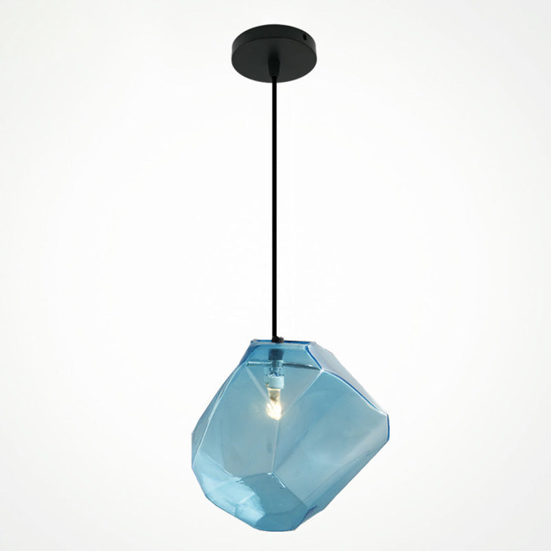 Verre en forme de pierre en option en option Lumière Lumière nordique Amélioration de l'éclairage de simplicité pour chambre à coucher