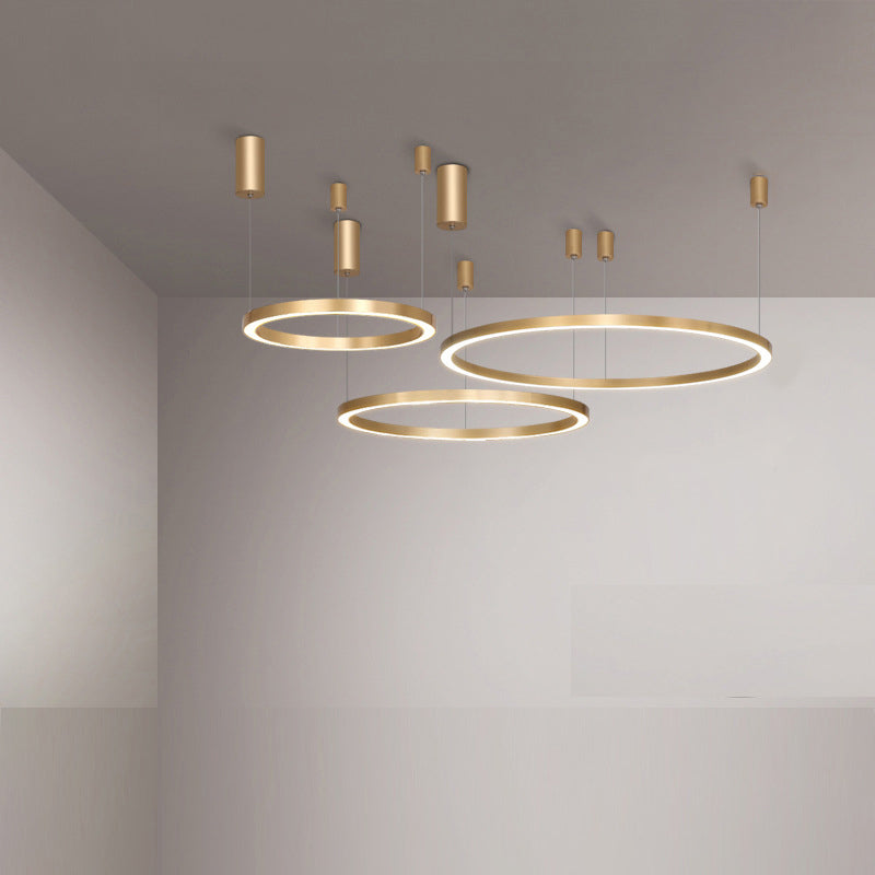 Orbiculaire metalen hanger verlichtingsarmaturen Minimale slaapkamerhangerverlichtingsarmaturen