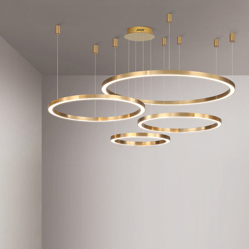 Orbiculaire metalen hanger verlichtingsarmaturen Minimale slaapkamerhangerverlichtingsarmaturen