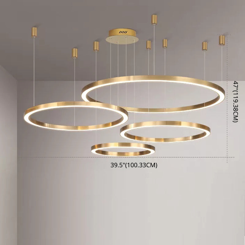 Orbiculaire metalen hanger verlichtingsarmaturen Minimale slaapkamerhangerverlichtingsarmaturen