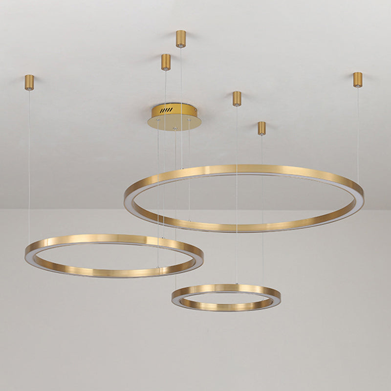 Fissaggi di illuminazione a sospensione in metallo orbicolare minimali di illuminazione a sospensione per la camera da letto