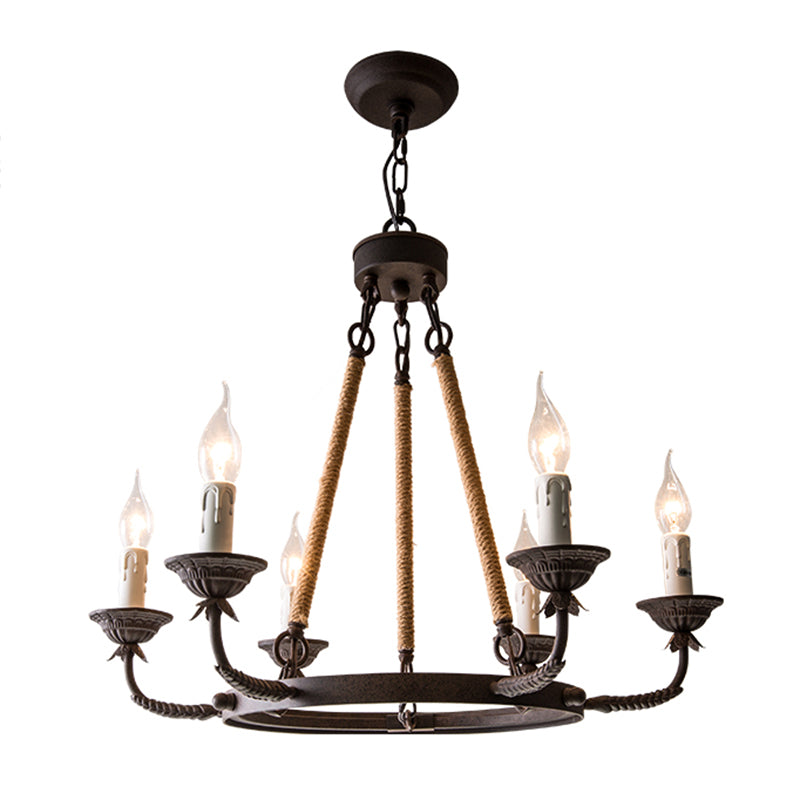 Lampada candela lampada a ciondolo in metallo industriale per il ristorante