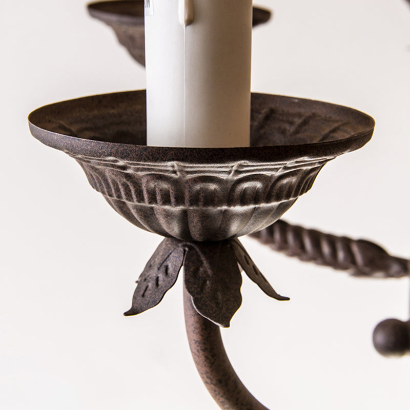 Lampada candela lampada a ciondolo in metallo industriale per il ristorante