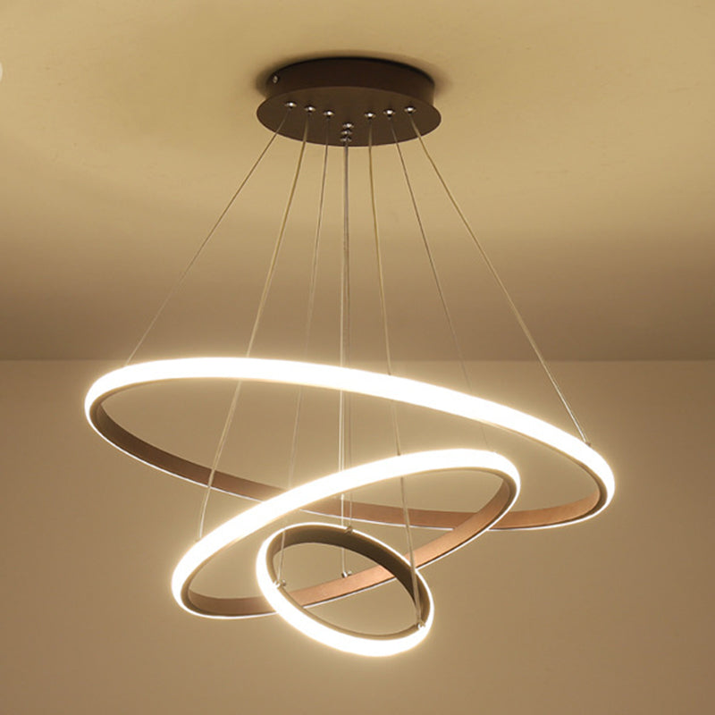 Tiered Metal Pendant Lighting Fixtures Modern Living Room Hanging Ceiling Lights