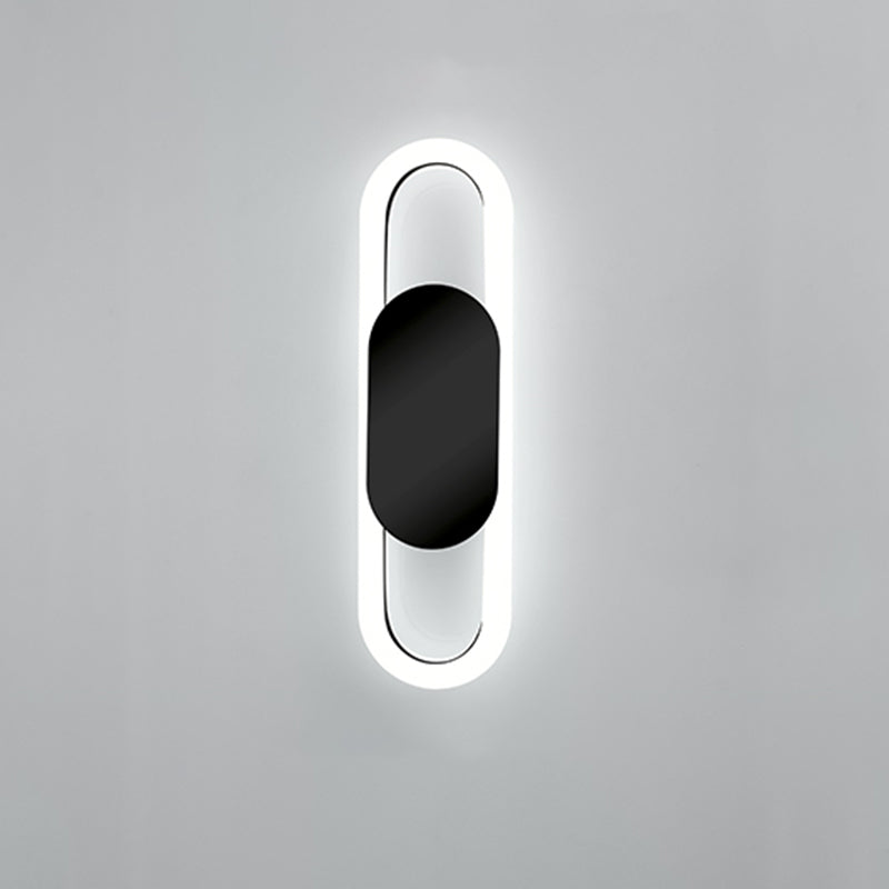 Modern Luxury Style Circular Sconce Light Fixtures Metal Wall Lighting Ideas for Bedroom