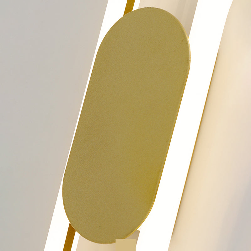 Modern Luxury Style Circular Sconce Light Fixtures Metal Wall Lighting Ideas for Bedroom