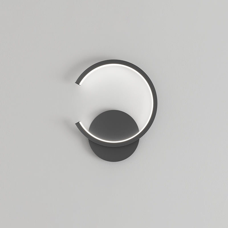 Modern Minimalist Style Regular Wall Mounted Light Fixture Metal 1 Light Wall Light Sconces for Living Room