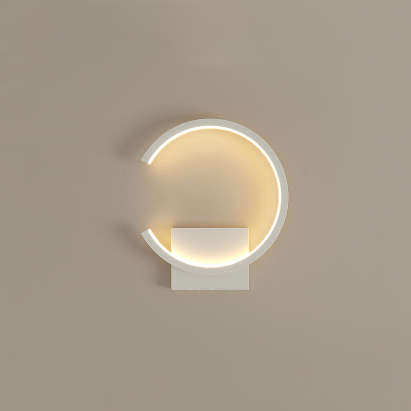 Modern Minimalist Style Regular Wall Mounted Light Fixture Metal 1 Light Wall Light Sconces for Living Room