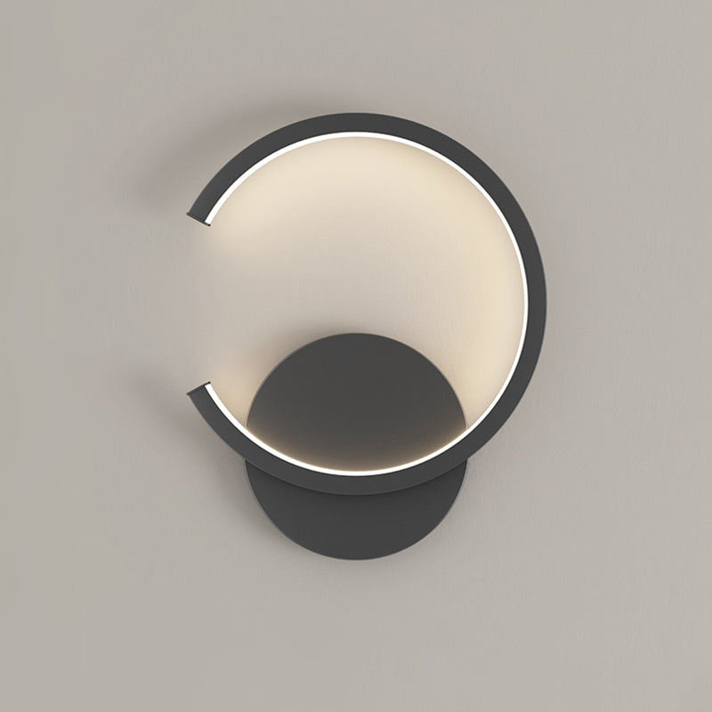 Modern Minimalist Style Regular Wall Mounted Light Fixture Metal 1 Light Wall Light Sconces for Living Room