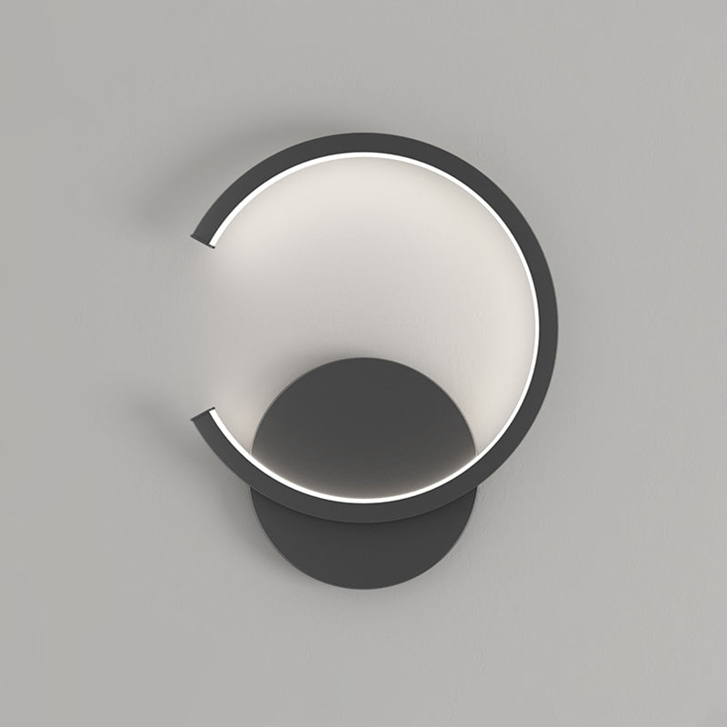 Modern Minimalist Style Regular Wall Mounted Light Fixture Metal 1 Light Wall Light Sconces for Living Room