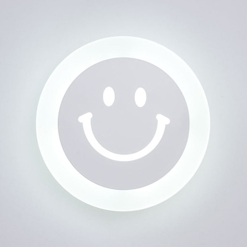 Moderne minimalistische stijl ronde schijf muur licht stonzes acryl sconce lichten voor woonkamer