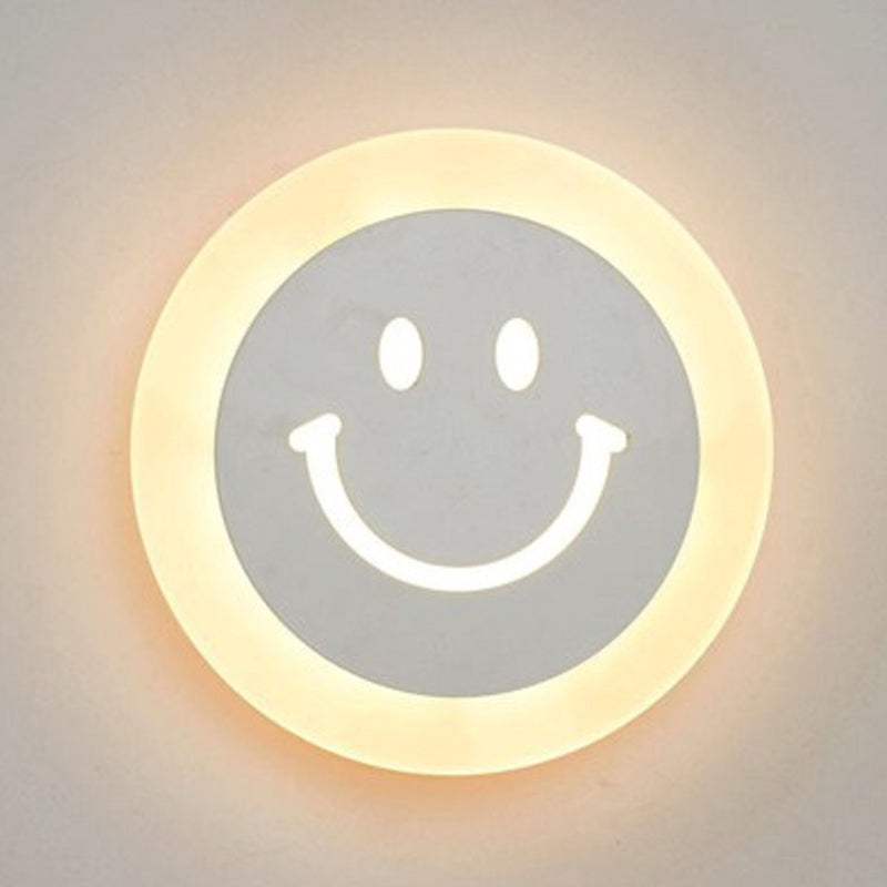 Moderne minimalistische stijl ronde schijf muur licht stonzes acryl sconce lichten voor woonkamer