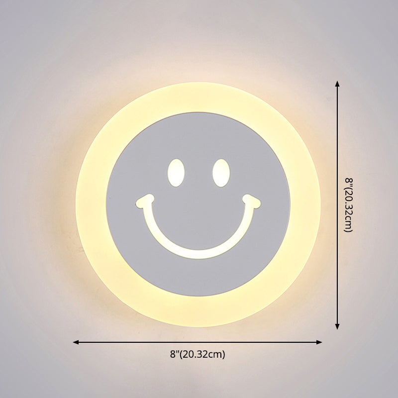 Moderne minimalistische stijl ronde schijf muur licht stonzes acryl sconce lichten voor woonkamer