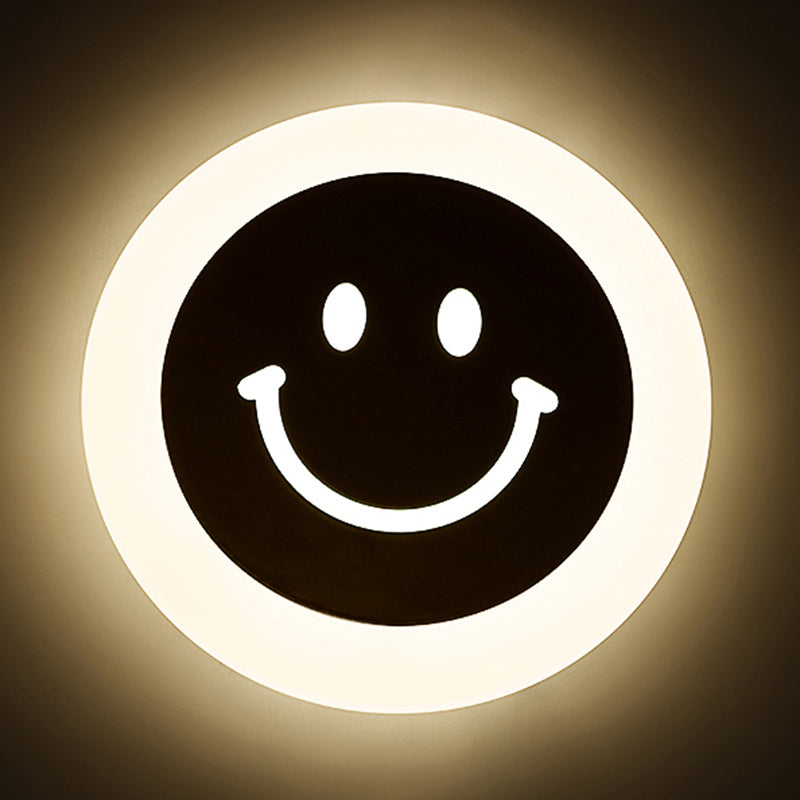 Moderne minimalistische stijl ronde schijf muur licht stonzes acryl sconce lichten voor woonkamer