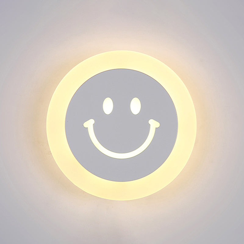 Moderne minimalistische stijl ronde schijf muur licht stonzes acryl sconce lichten voor woonkamer