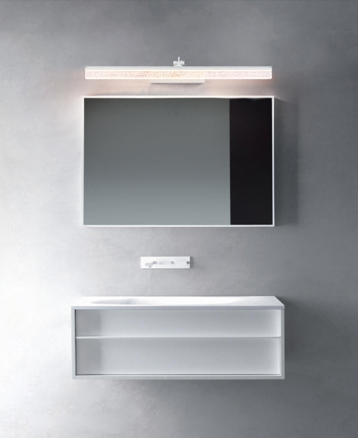 Modern Minimalist Style Streamlined Wall Mounted Vanity Lights Metal Vanity Sconce for Toilet