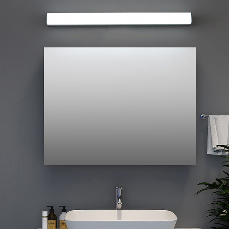 Modern Minimalist Style Rectangle Led Bathroom Vanity Light Fixtures Acrylic Vanity Sconce for Toilet