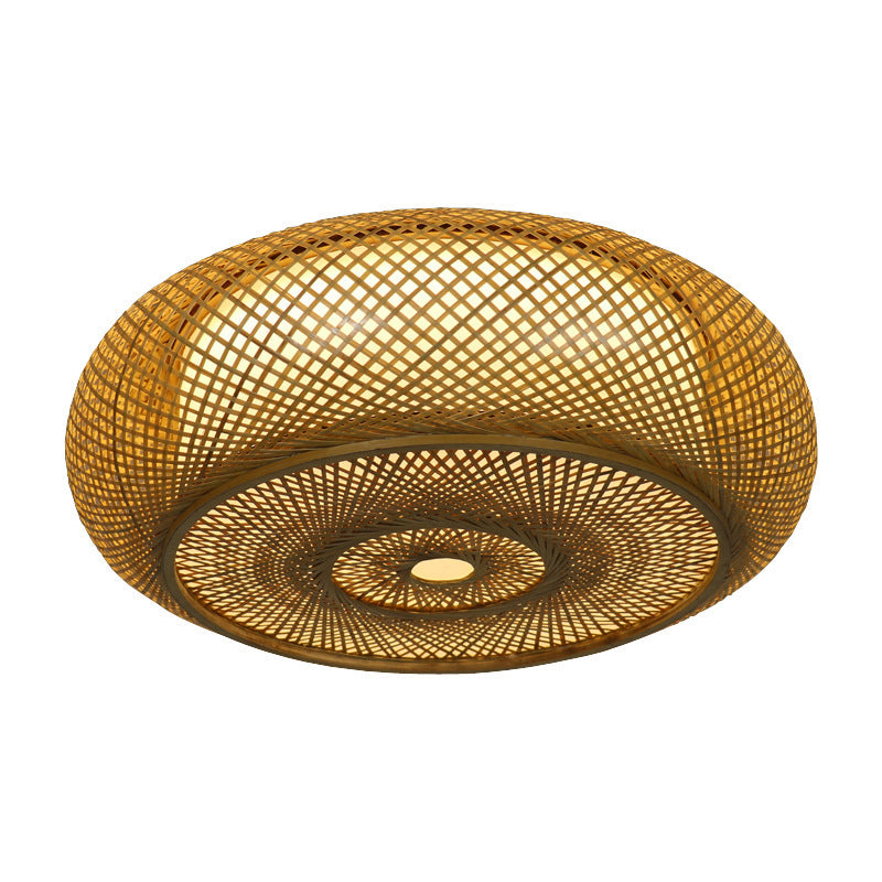 Éclairage de magasin de restaurant de luminaire de plafond encastré en bambou