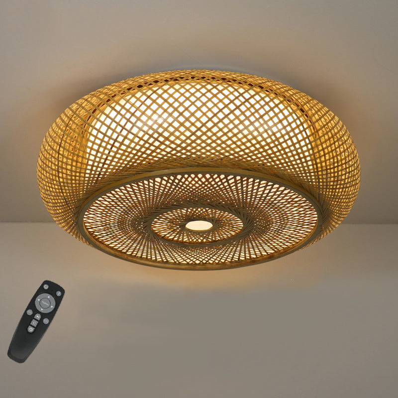 Éclairage de magasin de restaurant de luminaire de plafond encastré en bambou