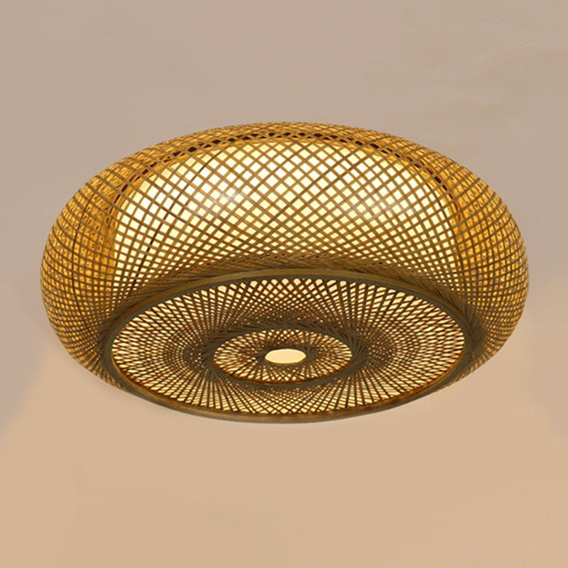 Éclairage de magasin de restaurant de luminaire de plafond encastré en bambou
