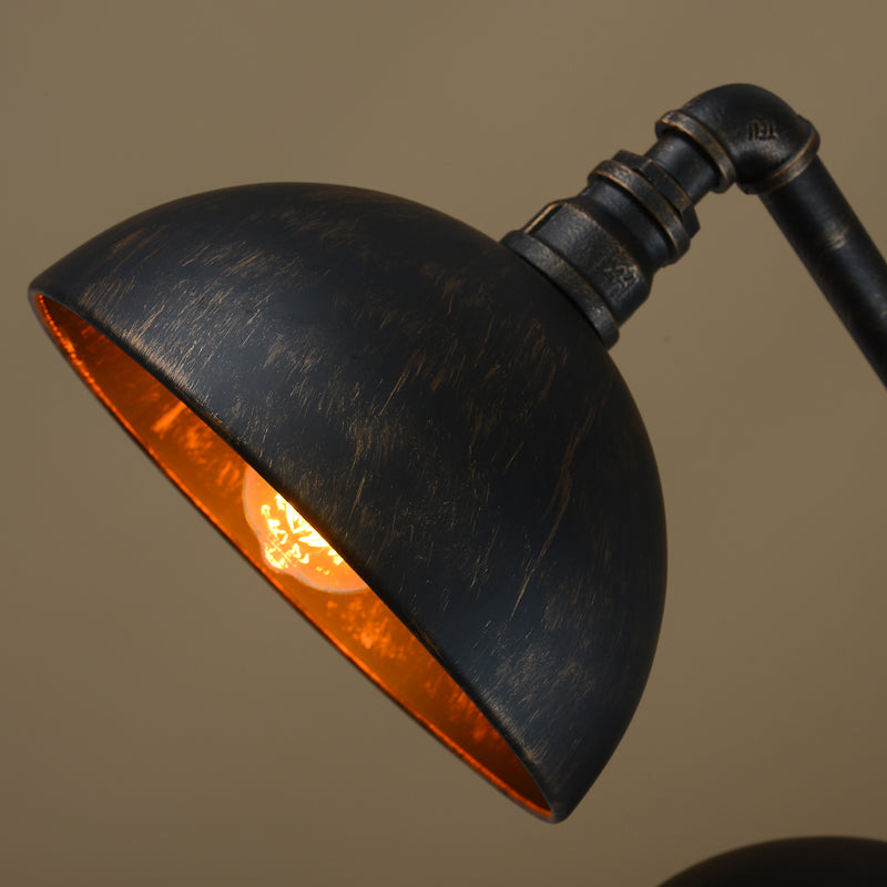 Industrial Island Fixture Retro Flared Shade Pipe Light Indoor Light Bar Hotel Light