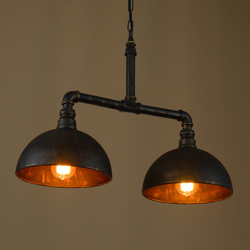 Isola industriale Isola Retrò a tubo sfondato Light Light Interior Bar Luce hotel