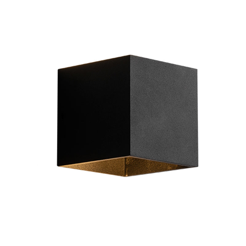 Metalen vierkante wand gemonteerd verlichtingsarmatuur moderne minimalistische stijl wandlichtwagentjes voor woonkamer