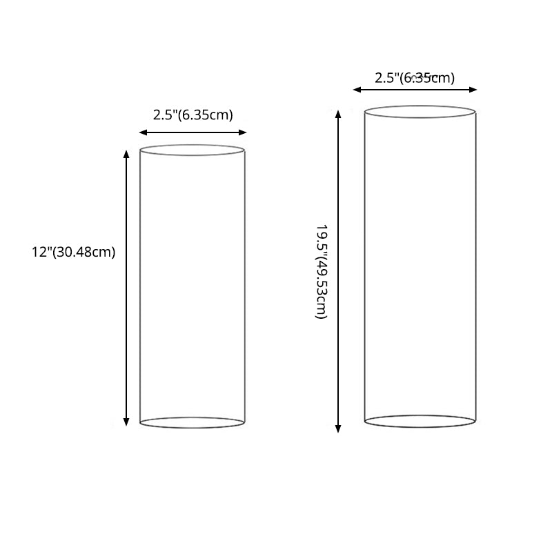 Cylindrical Aluminum LED Wall Light Post-modern Simplicity Metal Bedside Lamp in Electroplated Gold