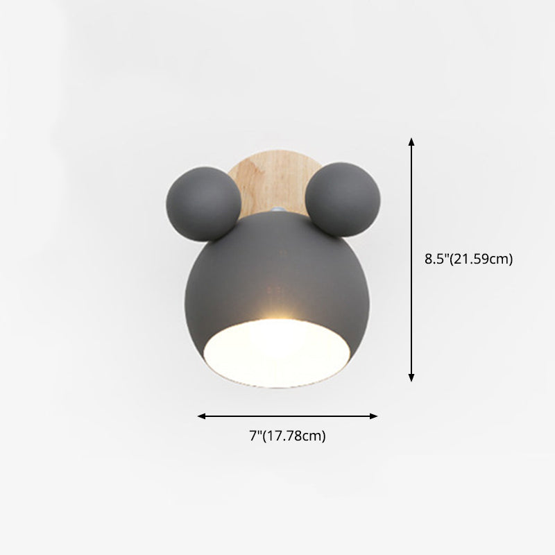 7 "H MacAroon Style Cartoon Mini Wall Lampada Nordic Stile Simplezza SIMPLICITÀ SCONCI